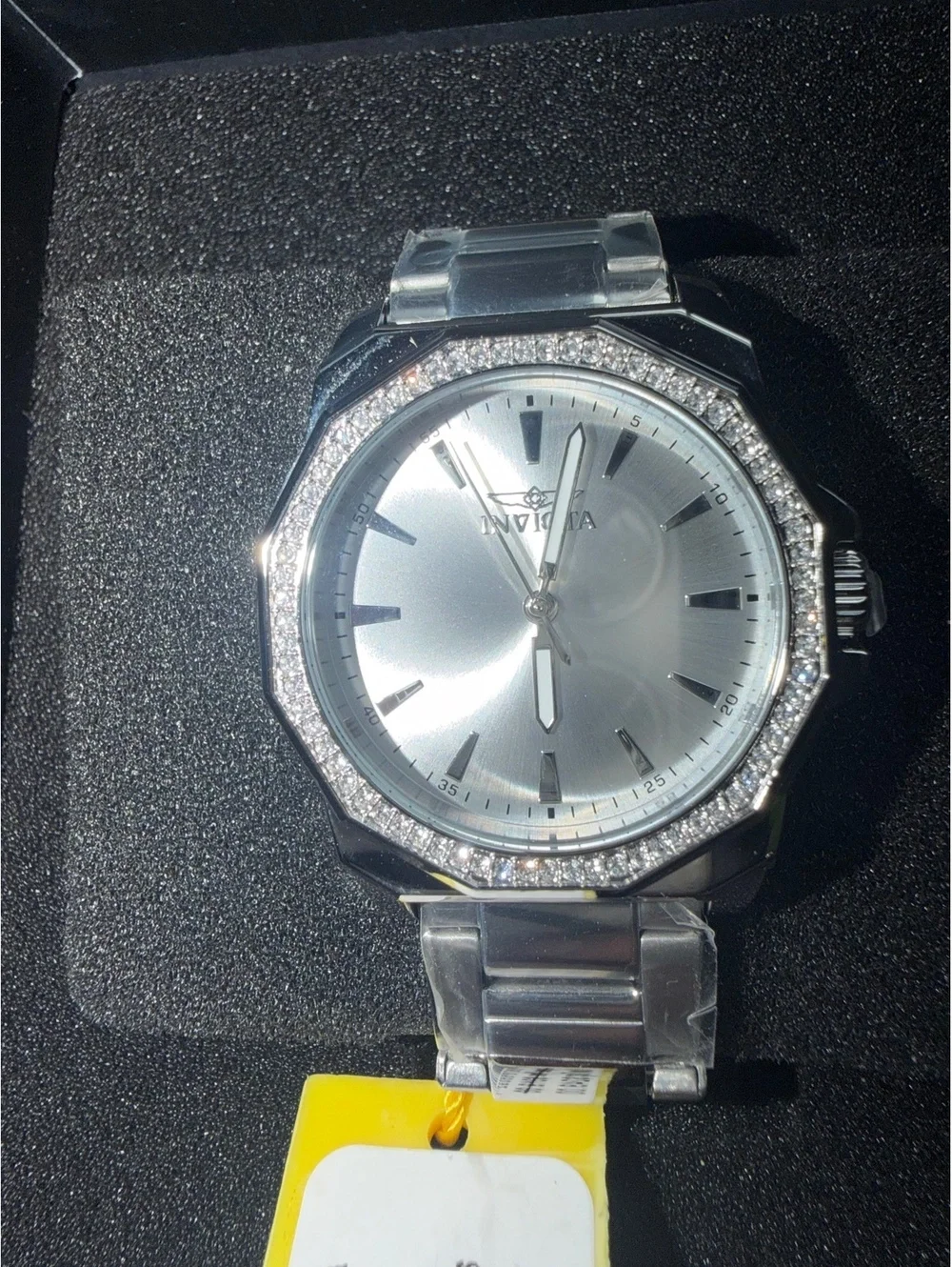Invicta speedway glissade womans 34mm Wristwatch with Crystal Accent Bezel